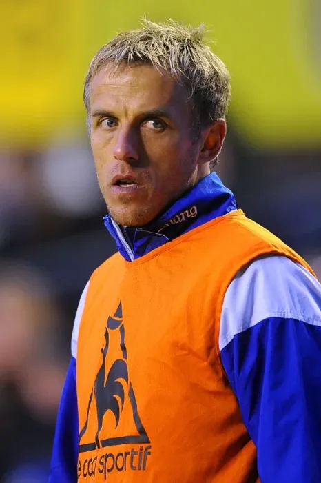 Framed Print : Phil Neville Leads Everton at Goodison Park Against Stoke City in Barclays Premier League (4 December 2011)