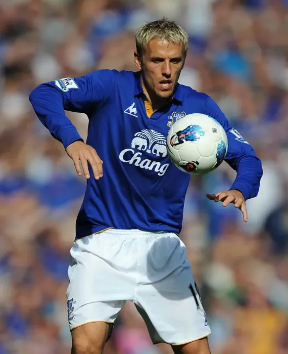 Framed Print : Phil Neville's Derby Battle: Everton vs Liverpool (1 October 2011), Barclays Premier League Framed Print : Phil Neville's Derby Battle: Everton vs Liverpool (1 October 2011), Barclays Premier League