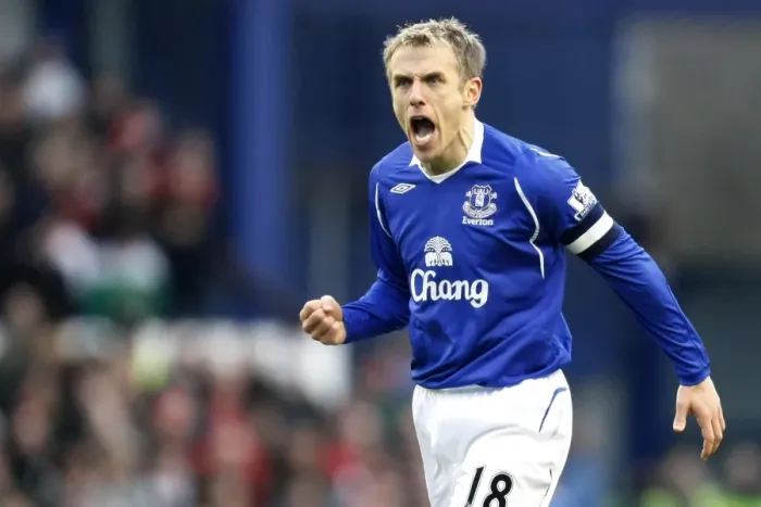 Framed Print : Phil Neville's Double Delight: Everton's FA Cup Quarterfinal Triumph over Middlesbrough (March 8, 2009)