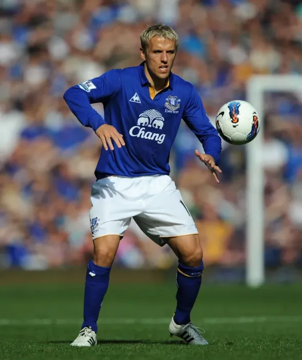 Framed Print : Phil Neville's Emotional Return: Everton vs Liverpool (1 October 2011, Goodison Park) - Barclays Premier League Clash Framed Print : Phil Neville's Emotional Return: Everton vs Liverpool (1 October 2011, Goodison Park) - Barclays Premier League Clash
