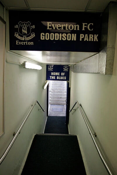 Players Tunnel. The Players Tunnel at Goodison Park