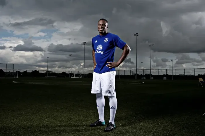 Framed Print : Powerful Striker: Victor Anichebe of Everton Football Club Framed Print : Powerful Striker: Victor Anichebe of Everton Football Club