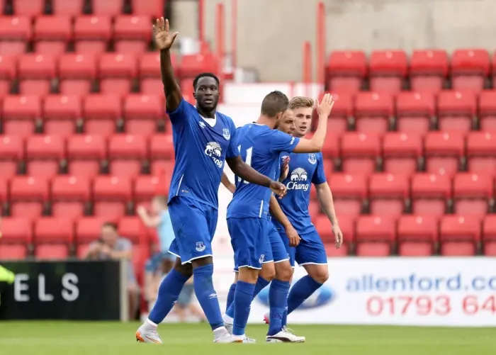 Framed Print : Pre-season Glory: Lukaku's Hat-trick Leads Everton Past Swindon Town Framed Print : Pre-season Glory: Lukaku's Hat-trick Leads Everton Past Swindon Town