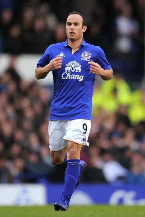 Framed Print : Premier League Battle at Goodison Park: Everton vs. Blackburn Rovers with Landon Donovan Framed Print : Premier League Battle at Goodison Park: Everton vs. Blackburn Rovers with Landon Donovan