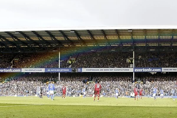 Rainbow Triumph: Everton's 2-0 Victory Over Manchester City in the Premier League (March 16, 2013)