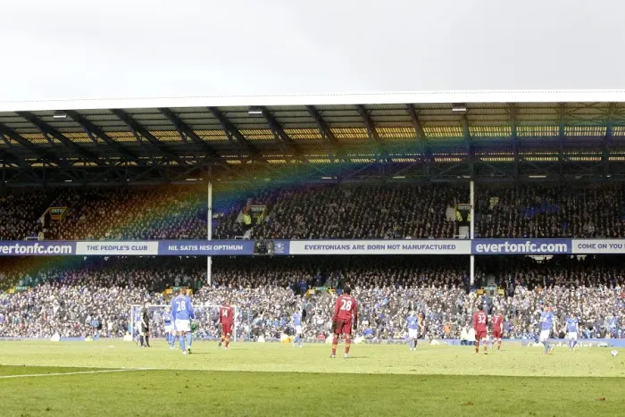 Framed Print : Rainbow Triumph: Everton's 2-0 Victory Over Manchester City in the Premier League (March 16, 2013) Framed Print : Rainbow Triumph: Everton's 2-0 Victory Over Manchester City in the Premier League (March 16, 2013)