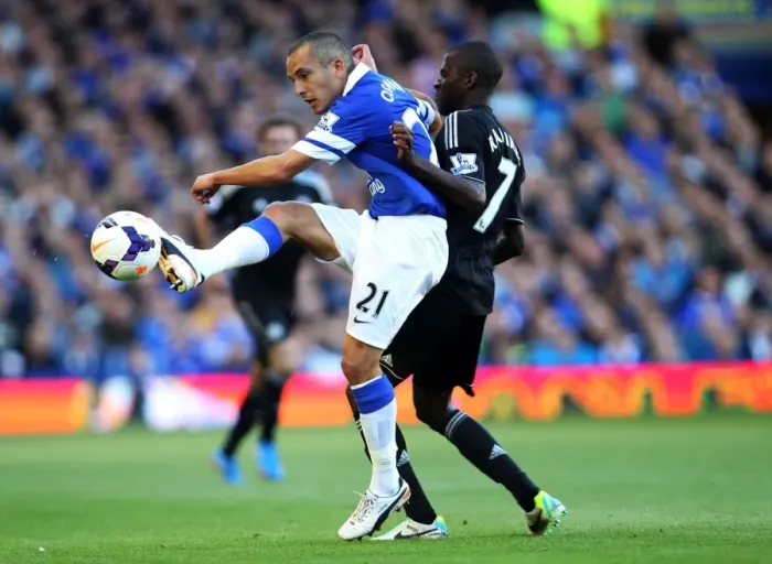 Framed Print : Ramires vs Osman: A Battle at Goodison Park - Everton vs Chelsea (1-0 in Favor of Chelsea)