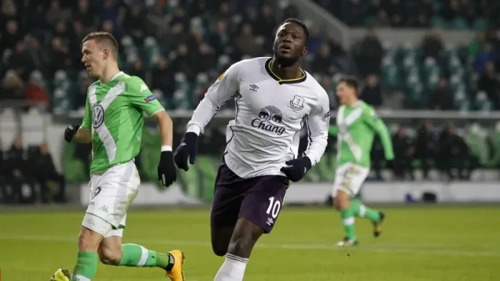 Framed Print : Romelu Lukaku Scores First Everton Goal in Europa League: VfL Wolfsburg vs Everton Framed Print : Romelu Lukaku Scores First Everton Goal in Europa League: VfL Wolfsburg vs Everton