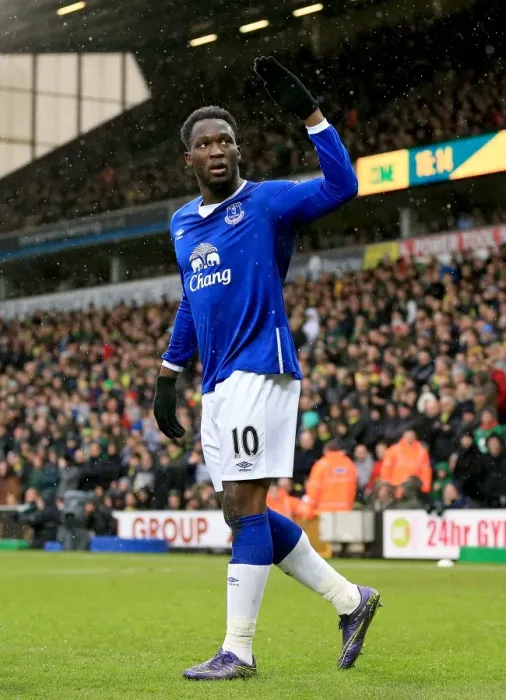 Framed Print : Romelu Lukaku Scores First Goal: Norwich City vs. Everton - Barclays Premier League Framed Print : Romelu Lukaku Scores First Goal: Norwich City vs. Everton - Barclays Premier League