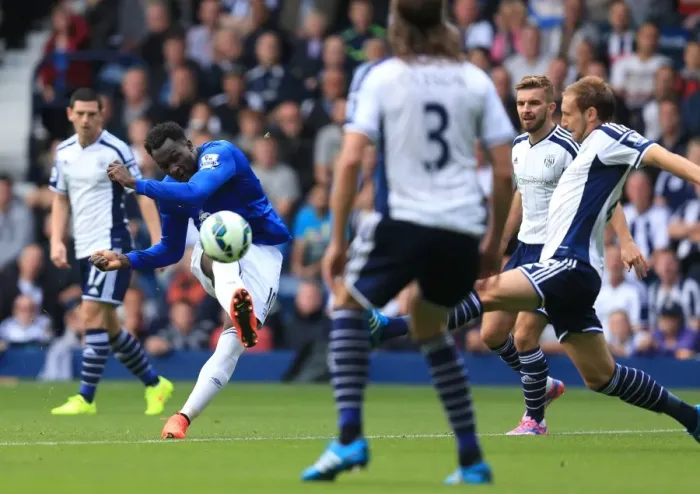 Framed Print : Romelu Lukaku Scores the Opener: Everton's Victory at West Bromwich Albion in the Premier League Framed Print : Romelu Lukaku Scores the Opener: Everton's Victory at West Bromwich Albion in the Premier League