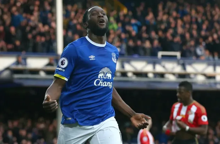 Framed Print : Romelu Lukaku's Brace: Everton Takes 2-0 Lead Against Sunderland (Premier League, Goodison Park) Framed Print : Romelu Lukaku's Brace: Everton Takes 2-0 Lead Against Sunderland (Premier League, Goodison Park)