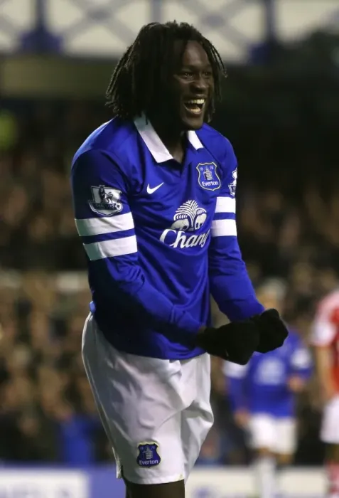 Framed Print : Romelu Lukaku's Brace: Everton's 4-0 Thrashing of Stoke City Framed Print : Romelu Lukaku's Brace: Everton's 4-0 Thrashing of Stoke City