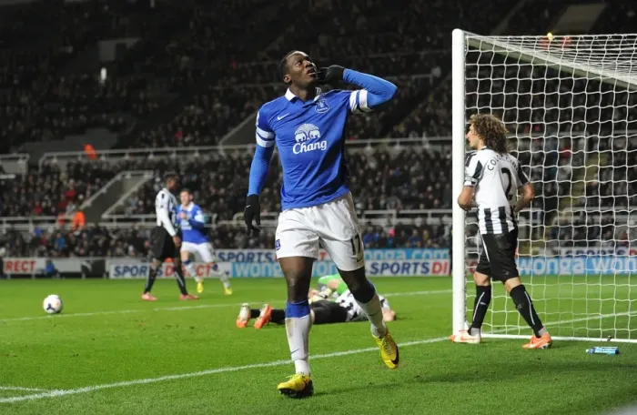 Framed Print : Romelu Lukaku's Double: Everton Crushes Newcastle United 3-0 (Barclays Premier League, St. James Park, March 25, 2014) Framed Print : Romelu Lukaku's Double: Everton Crushes Newcastle United 3-0 (Barclays Premier League, St. James Park, March 25, 2014)