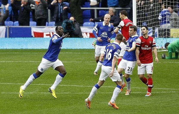 Romelu Lukaku's Double Strike: Everton's Triumphant 3-0 Victory over Arsenal (06-04-2014, Goodison Park)