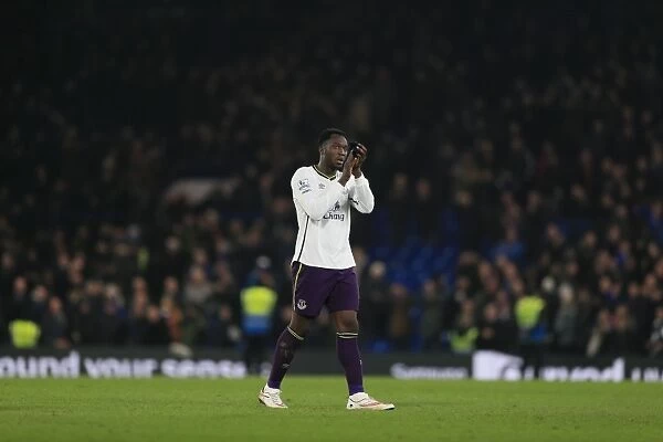Romelu Lukaku's Emotional Farewell: Chelsea vs. Everton, Premier League - A Heartfelt Applause to Everton Fans (Stamford Bridge)
