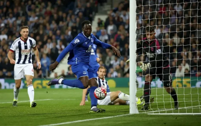 Framed Print : Romelu Lukaku's Hat-trick: Everton's Crushing 3-0 Victory Over West Bromwich Albion in the Premier League Framed Print : Romelu Lukaku's Hat-trick: Everton's Crushing 3-0 Victory Over West Bromwich Albion in the Premier League