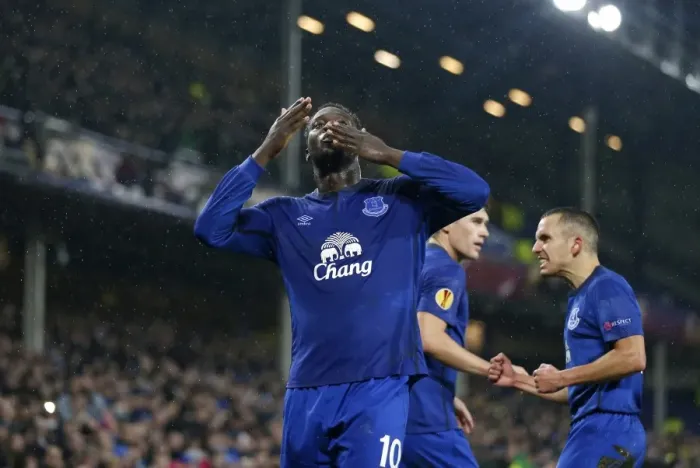 Framed Print : Romelu Lukaku's Penalty Seals Everton's Europa League Victory Over Dynamo Kiev (Round of 16 - First Leg) Framed Print : Romelu Lukaku's Penalty Seals Everton's Europa League Victory Over Dynamo Kiev (Round of 16 - First Leg)