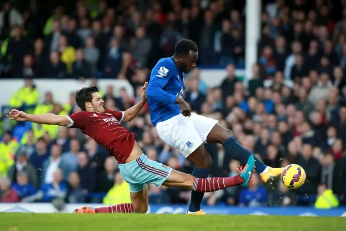 Framed Print : Romelu Lukaku's Thriller: Everton's Premier League Winning Goal vs. West Ham United Framed Print : Romelu Lukaku's Thriller: Everton's Premier League Winning Goal vs. West Ham United