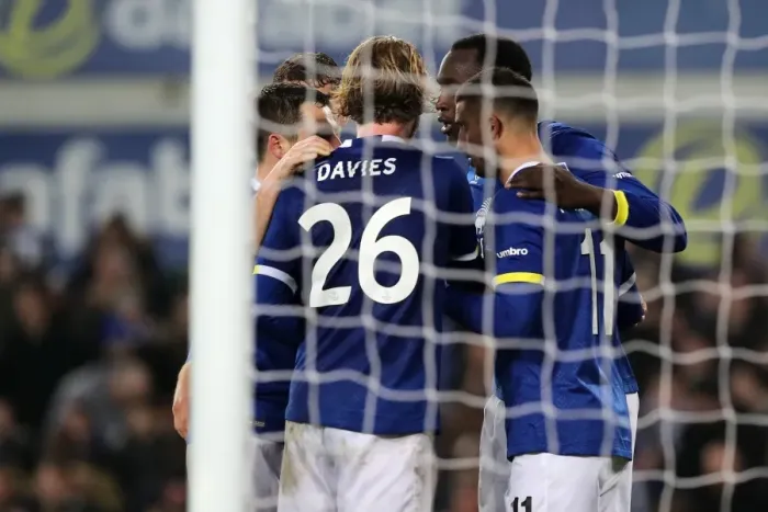 Framed Print : Romelu Lukaku's Thrilling FA Cup Goal Celebration: Everton vs. Leicester at Goodison Park Framed Print : Romelu Lukaku's Thrilling FA Cup Goal Celebration: Everton vs. Leicester at Goodison Park