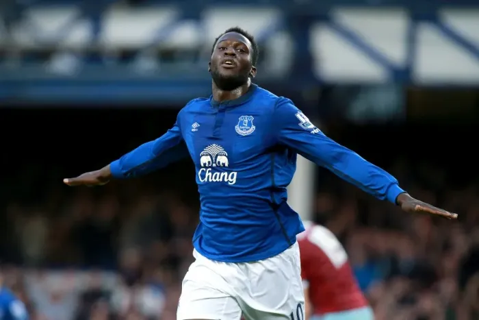 Framed Print : Romelu Lukaku's Thrilling First Goal: Everton vs. West Ham United, Premier League Framed Print : Romelu Lukaku's Thrilling First Goal: Everton vs. West Ham United, Premier League
