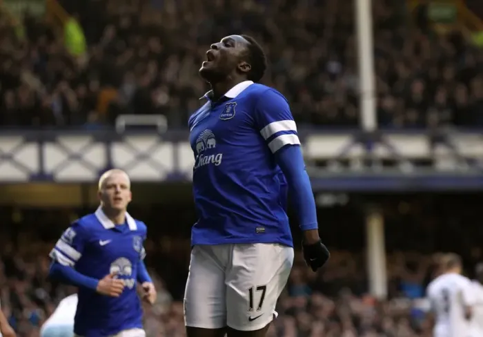 Framed Print : Romelu Lukaku's Thrilling Goal: Everton's Premier League Triumph over West Ham United (01-03-2014) Framed Print : Romelu Lukaku's Thrilling Goal: Everton's Premier League Triumph over West Ham United (01-03-2014)