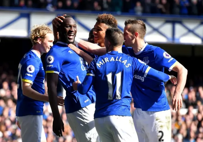 Framed Print : Romelu Lukaku's Triumphant Third Goal Celebration vs Burnley (Premier League 2016-17) Framed Print : Romelu Lukaku's Triumphant Third Goal Celebration vs Burnley (Premier League 2016-17)