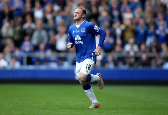Framed Print : Rooney's Homecoming: Manchester United Legend Reunites with Everton on the Field Framed Print : Rooney's Homecoming: Manchester United Legend Reunites with Everton on the Field