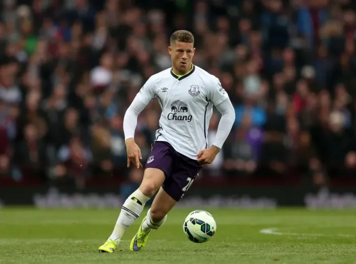 Framed Print : Ross Barkley in Action: Aston Villa vs. Everton, Premier League Showdown at Villa Park Framed Print : Ross Barkley in Action: Aston Villa vs. Everton, Premier League Showdown at Villa Park