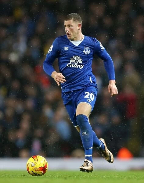 Ross Barkley in Action: Everton vs Manchester City - Capital One Cup Semi-Final at Etihad Stadium