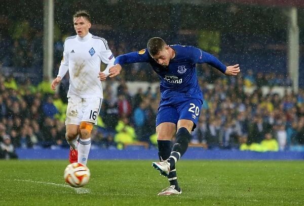 Ross Barkley Leads Everton's Europa League Battle Against Dynamo Kiev at Goodison Park (Round of 16 - First Leg)