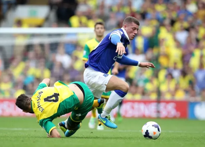 Framed Print : Ross Barkley's Brilliant Past: Norwich City vs. Everton, 2013 Premier League Framed Print : Ross Barkley's Brilliant Past: Norwich City vs. Everton, 2013 Premier League