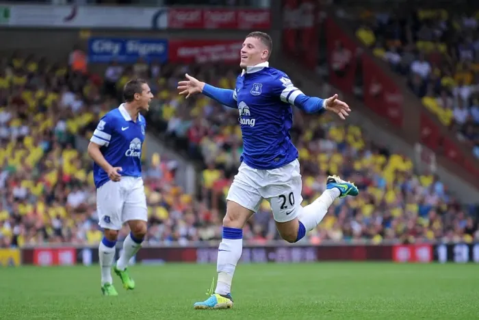 Framed Print : Ross Barkley's Dramatic Equalizer: A Stunning Goal for Everton against Norwich City (Premier League, 2013) Framed Print : Ross Barkley's Dramatic Equalizer: A Stunning Goal for Everton against Norwich City (Premier League, 2013)