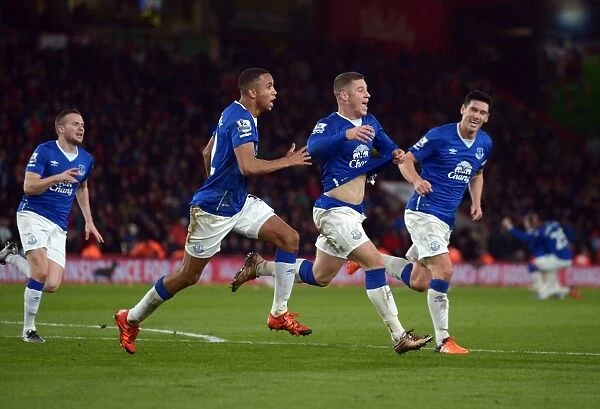 Ross Barkley's Strike: Everton's Triumphant Third Goal vs. AFC Bournemouth in Premier League