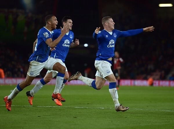 Ross Barkley's Stunner: Everton's Triumphant Third Goal vs. AFC Bournemouth in the Premier League