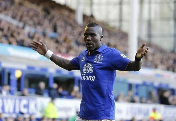 Royston Drenthe in Action: Everton vs. Blackpool, FA Cup Fifth Round at Goodison Park