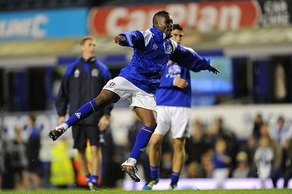 Royston Drenthe in Action for Everton against West Bromwich Albion in Carling Cup Third Round, Goodison Park (September 21, 2011)