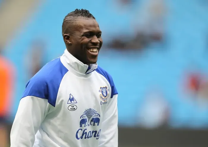 Framed Print : Royston Drenthe, Everton