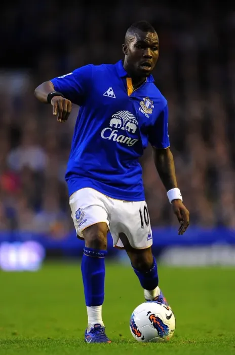 Framed Print : Royston Drenthe at Goodison Park: Everton vs. Tottenham Hotspur - Barclays Premier League (10 March 2012)