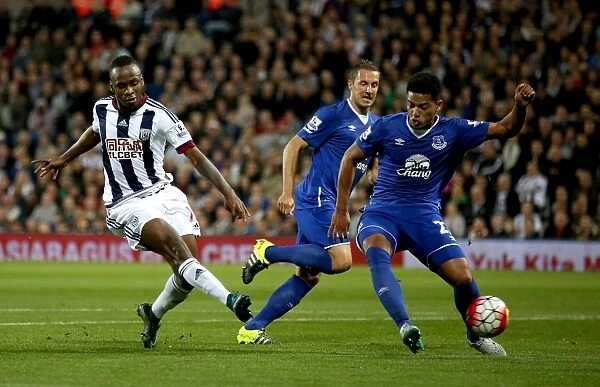 Saido Berahino Scores First Goal: West Bromwich Albion vs. Everton, Barclays Premier League