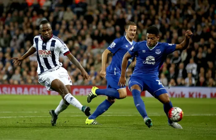 Framed Print : Saido Berahino Scores First Goal: West Bromwich Albion vs. Everton, Barclays Premier League Framed Print : Saido Berahino Scores First Goal: West Bromwich Albion vs. Everton, Barclays Premier League