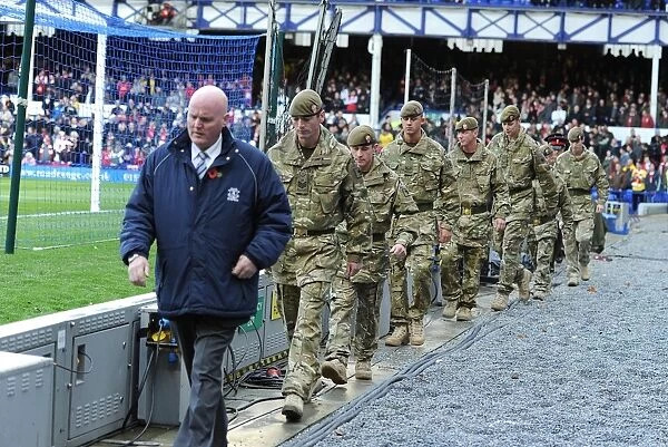 Salute to Heroes: Everton's Servicemen Parade - Everton vs Arsenal (14 November 2010)