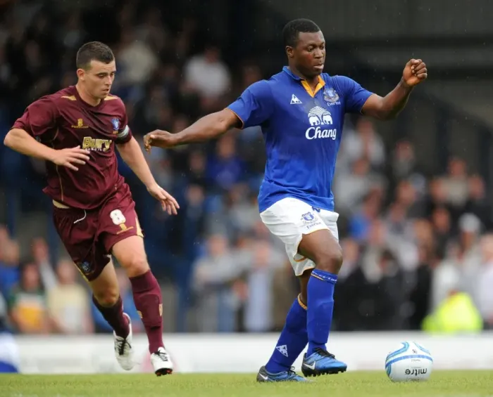 Framed Print : Schumacher vs Yakubu: A Pre-Season Rivalry at Gigg Lane - Everton's Yakubu and Bury's Schumacher Clash in 2011 Framed Print : Schumacher vs Yakubu: A Pre-Season Rivalry at Gigg Lane - Everton's Yakubu and Bury's Schumacher Clash in 2011