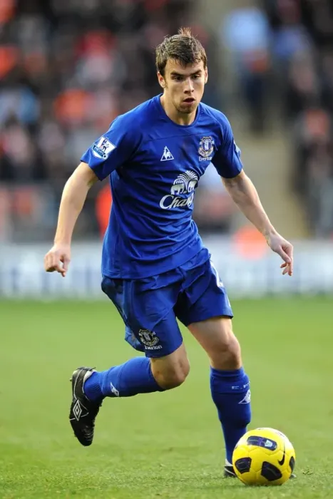 Framed Print : Seamus Coleman in Action: Everton vs. Blackpool (6 November 2010) Framed Print : Seamus Coleman in Action: Everton vs. Blackpool (6 November 2010)
