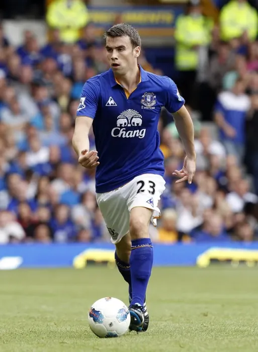 Framed Print : Seamus Coleman in Action: Everton vs. Aston Villa, Barclays Premier League, Goodison Park (2011) Framed Print : Seamus Coleman in Action: Everton vs. Aston Villa, Barclays Premier League, Goodison Park (2011)