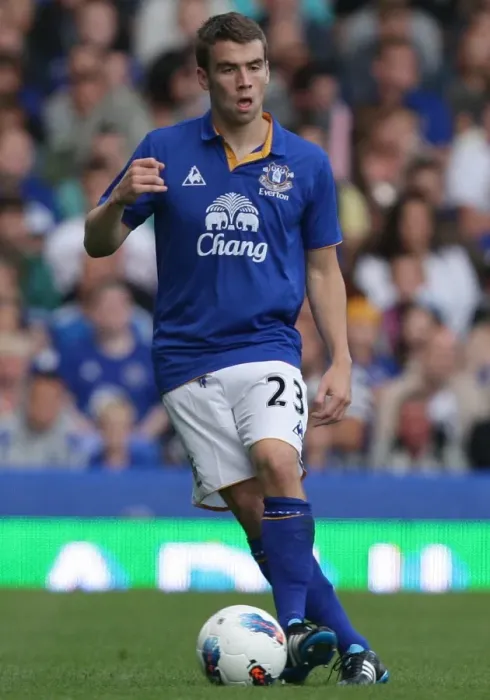Framed Print : Seamus Coleman in Action: Everton vs Villarreal Pre-Season Friendly (August 2011)