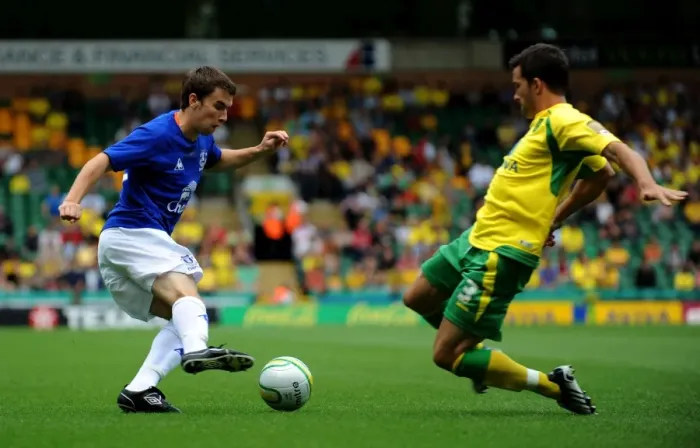 Framed Print : Seamus Coleman vs. Adam Drury: A Football Showdown - Everton's Star vs. Norwich City's Defender Framed Print : Seamus Coleman vs. Adam Drury: A Football Showdown - Everton's Star vs. Norwich City's Defender