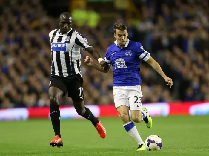 Framed Print : Seamus Coleman vs. Moussa Sissoko: A Battle for Supremacy at Goodison Park Framed Print : Seamus Coleman vs. Moussa Sissoko: A Battle for Supremacy at Goodison Park