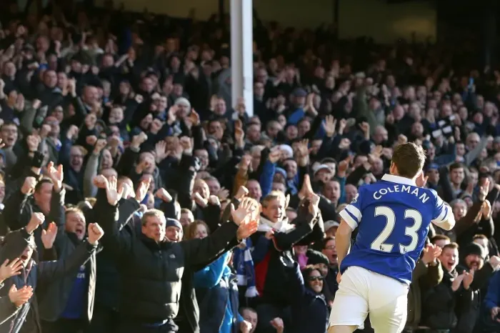 Framed Print : Seamus Coleman's Goal: Everton's Victory over Southampton in the Premier League (December 29, 2013) Framed Print : Seamus Coleman's Goal: Everton's Victory over Southampton in the Premier League (December 29, 2013)