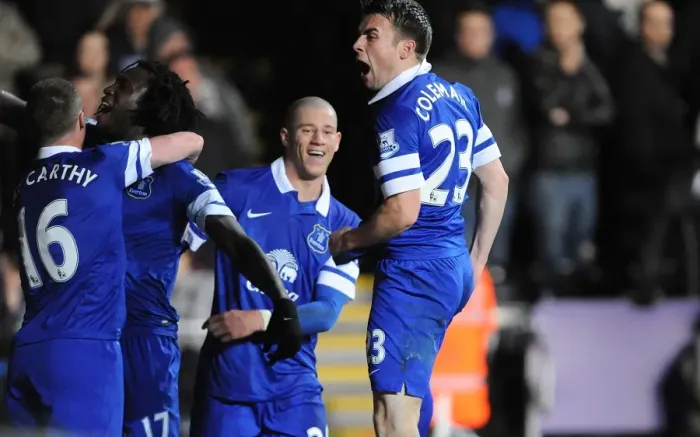Framed Print : Seamus Coleman's Stunner: Everton's Winning Goal Against Swansea City (22-12-2013) Framed Print : Seamus Coleman's Stunner: Everton's Winning Goal Against Swansea City (22-12-2013)