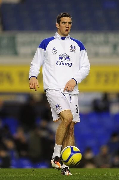 Shane Duffy in FA Cup Action: Everton vs. Fulham at Goodison Park (January 27, 2012)